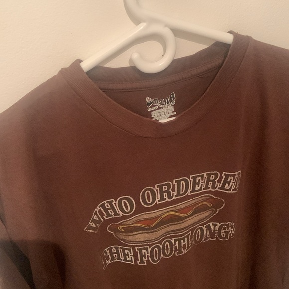 Who Ordered the Footlong? Awesome D-Lab 90/10 Cotton Tshirt SZ XL 🌭 🔥🔥🔥 - Picture 4 of 5